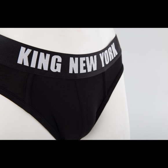 KING NEW YORK , Brief , bamboo fabric underwear.(BLACK) - Picture 12 of 15